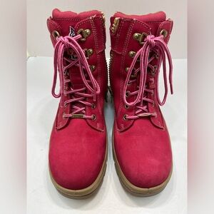 STEEL BLUE WOMEN'S SOUTHERN CROSS ZIP WORK BOOTS - STEEL TOE size 9